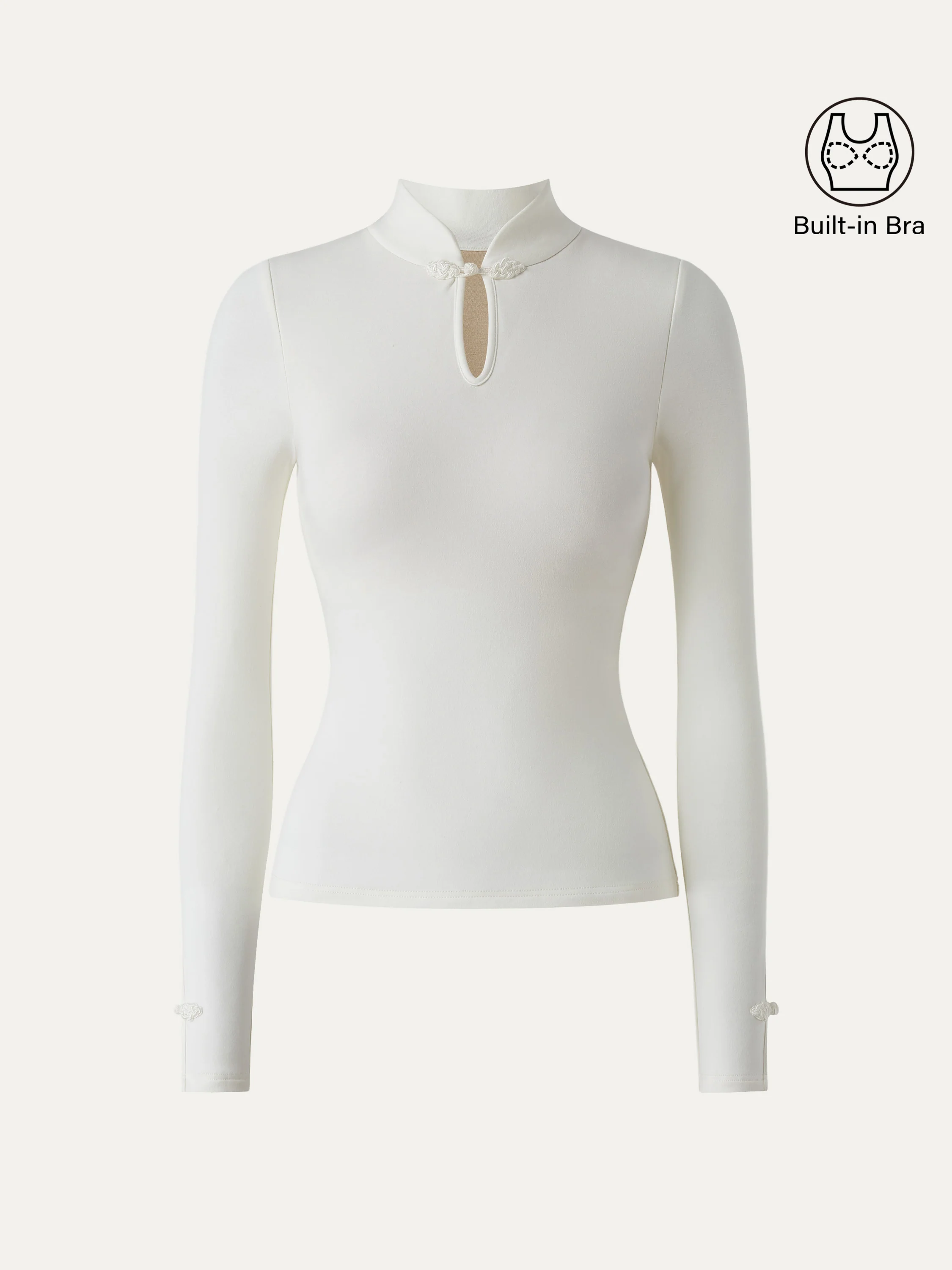 Mandarin Collar Frog Button Bra Top Limited Edition - Image 4