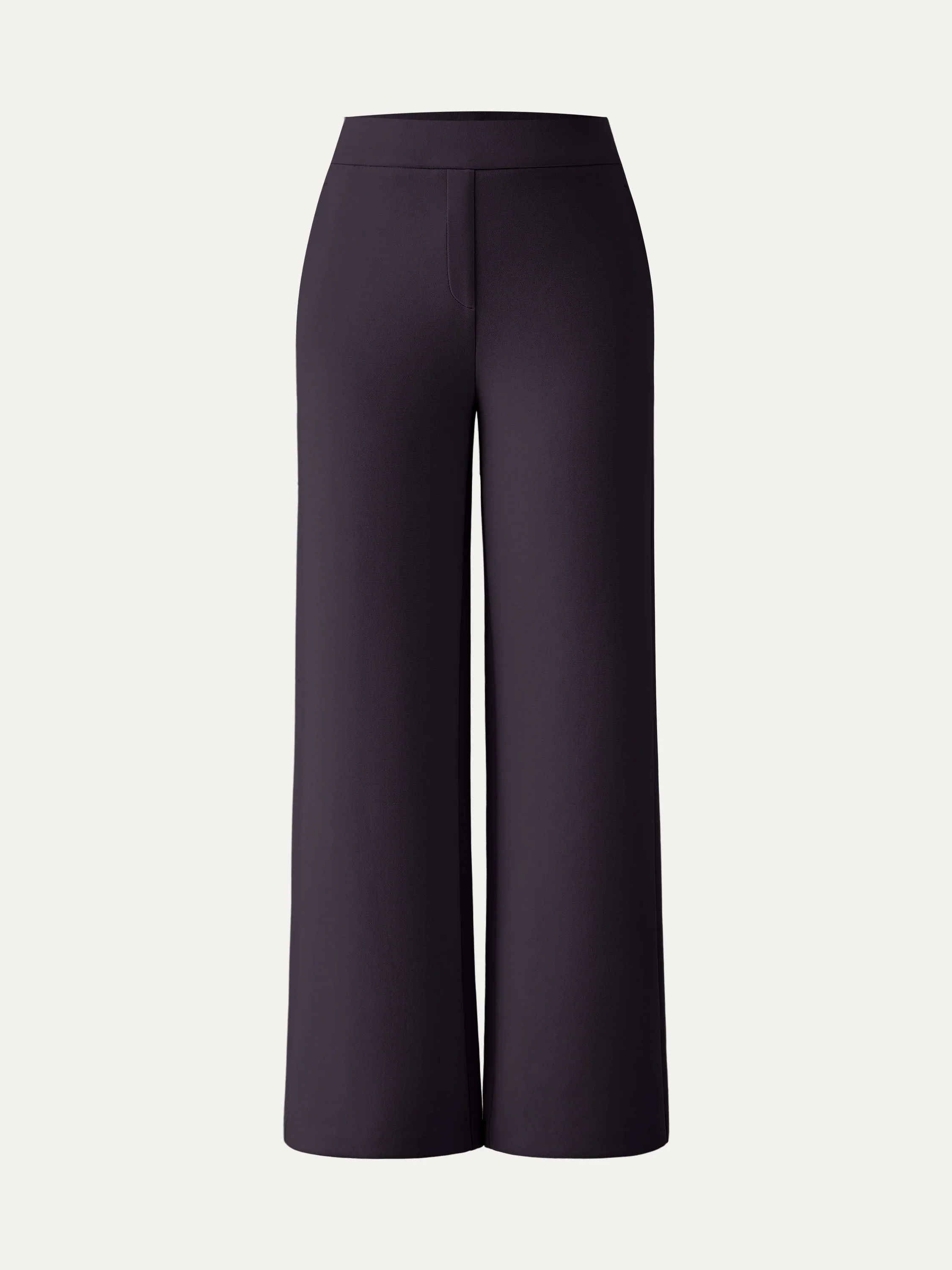 Textured Mid Rise Pull-on Straight Pant with Pockets - Image 11