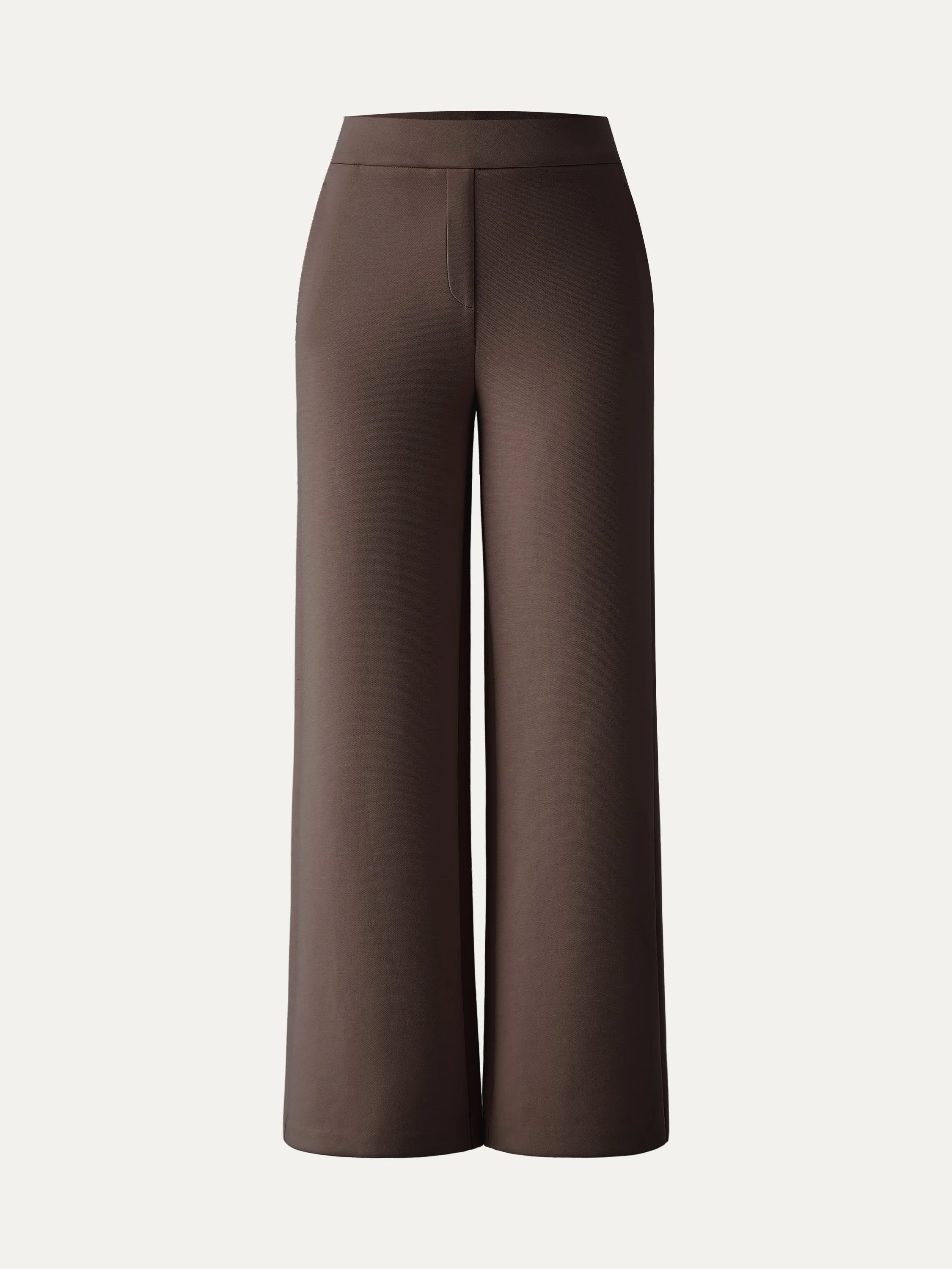 Textured Mid Rise Pull-on Straight Pant with Pockets - Image 16