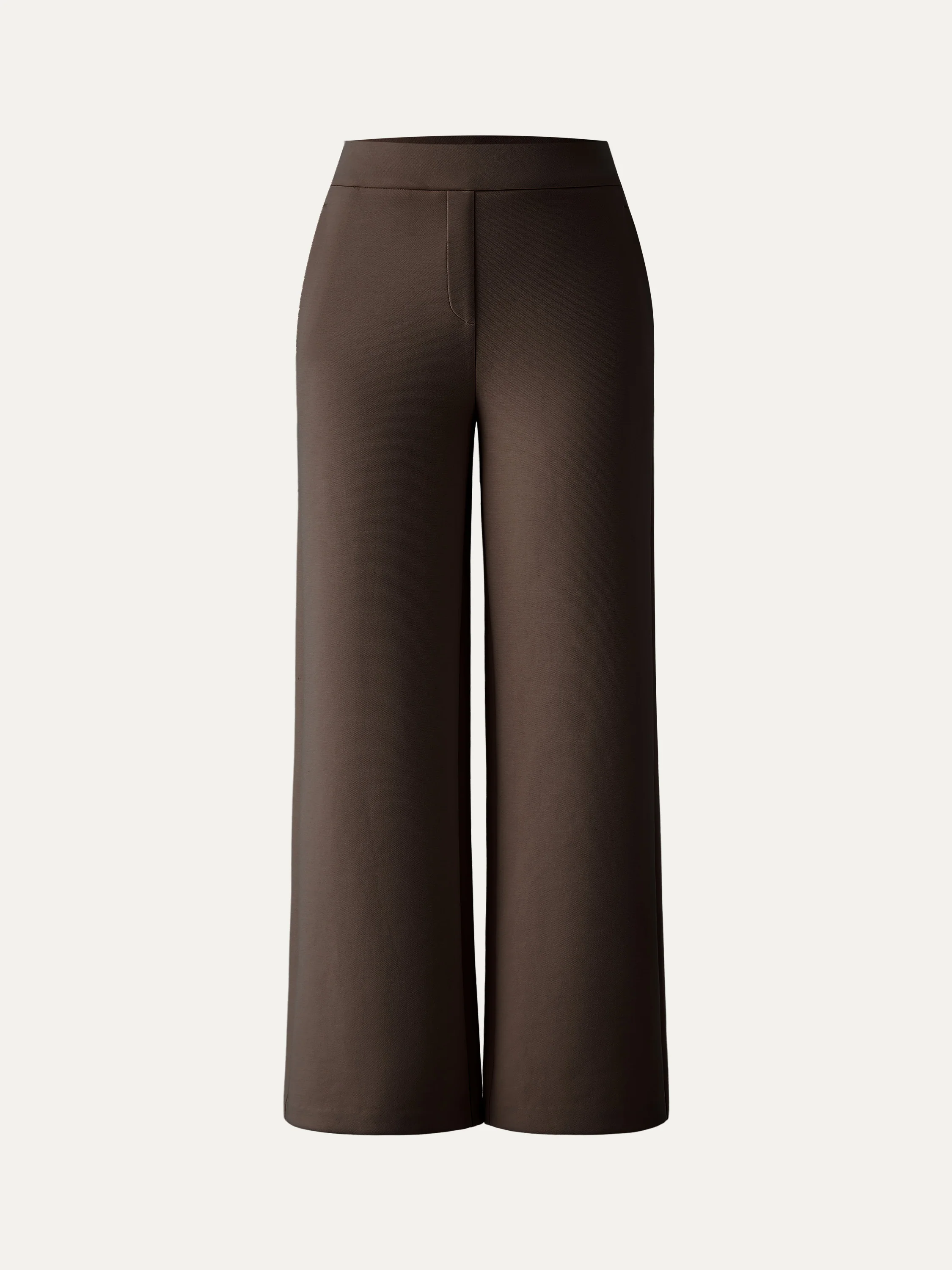 Textured Mid Rise Pull-on Straight Pant with Pockets - Image 17