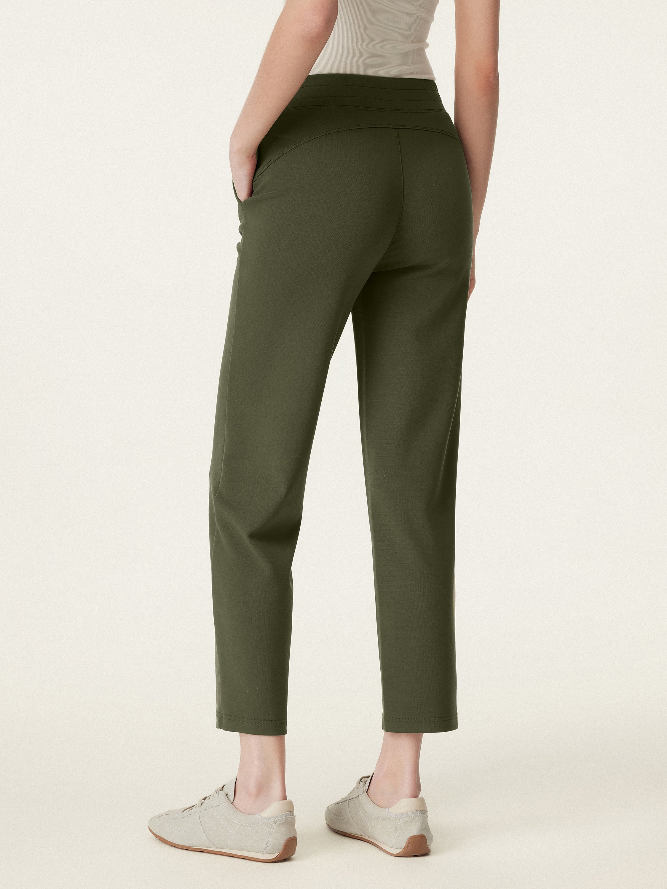 Mid Rise Pull-on Tapered Pant with Pockets - Image 17