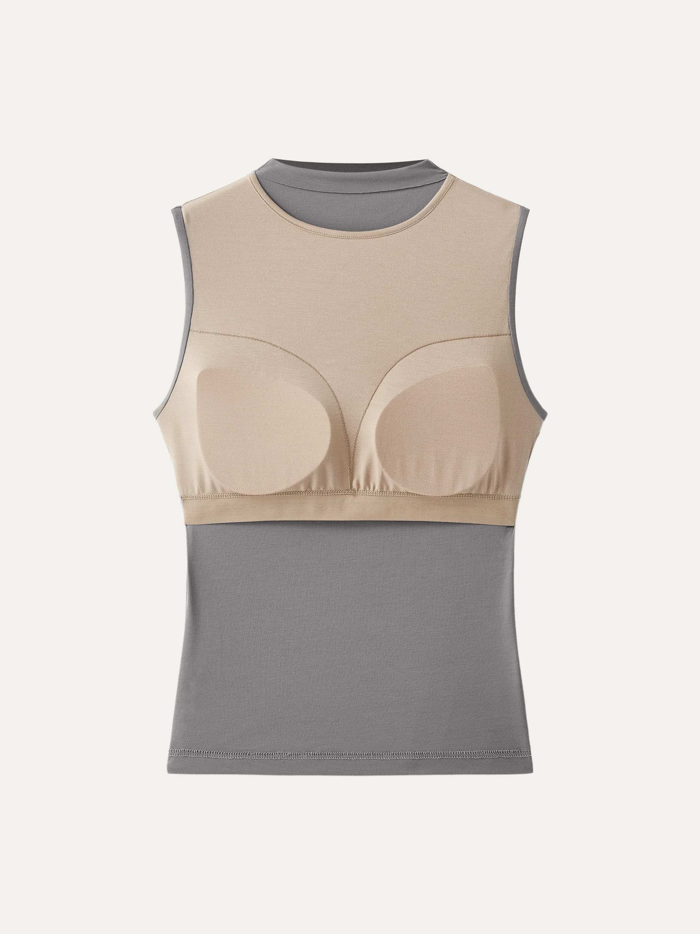 Mockneck New Airy Bra Tank - Image 14