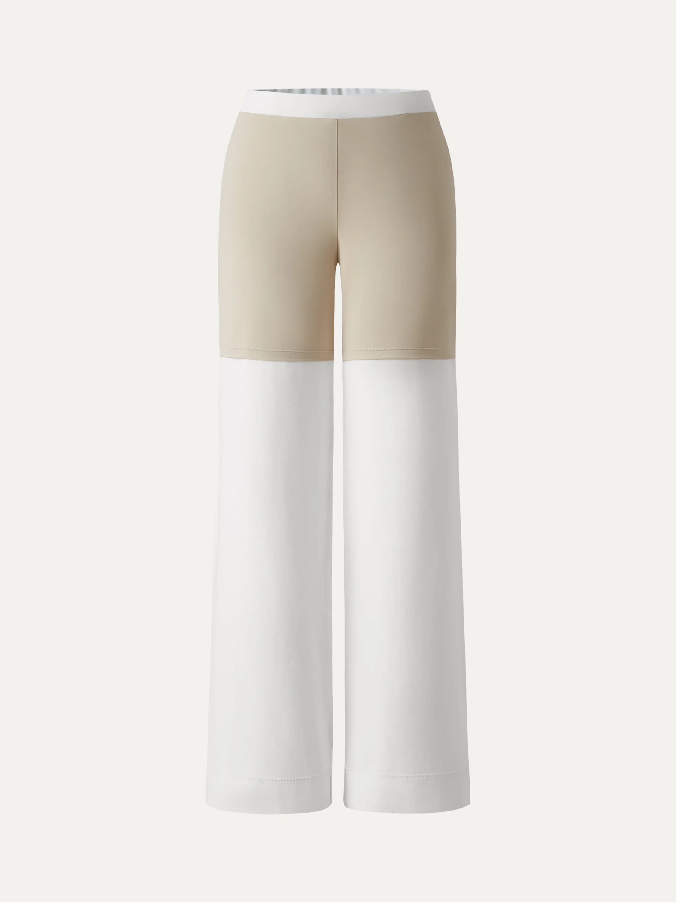 Not-See-Thru Drapey Mid Rise Wide Leg Pull-on Pant with Pockets - Image 12