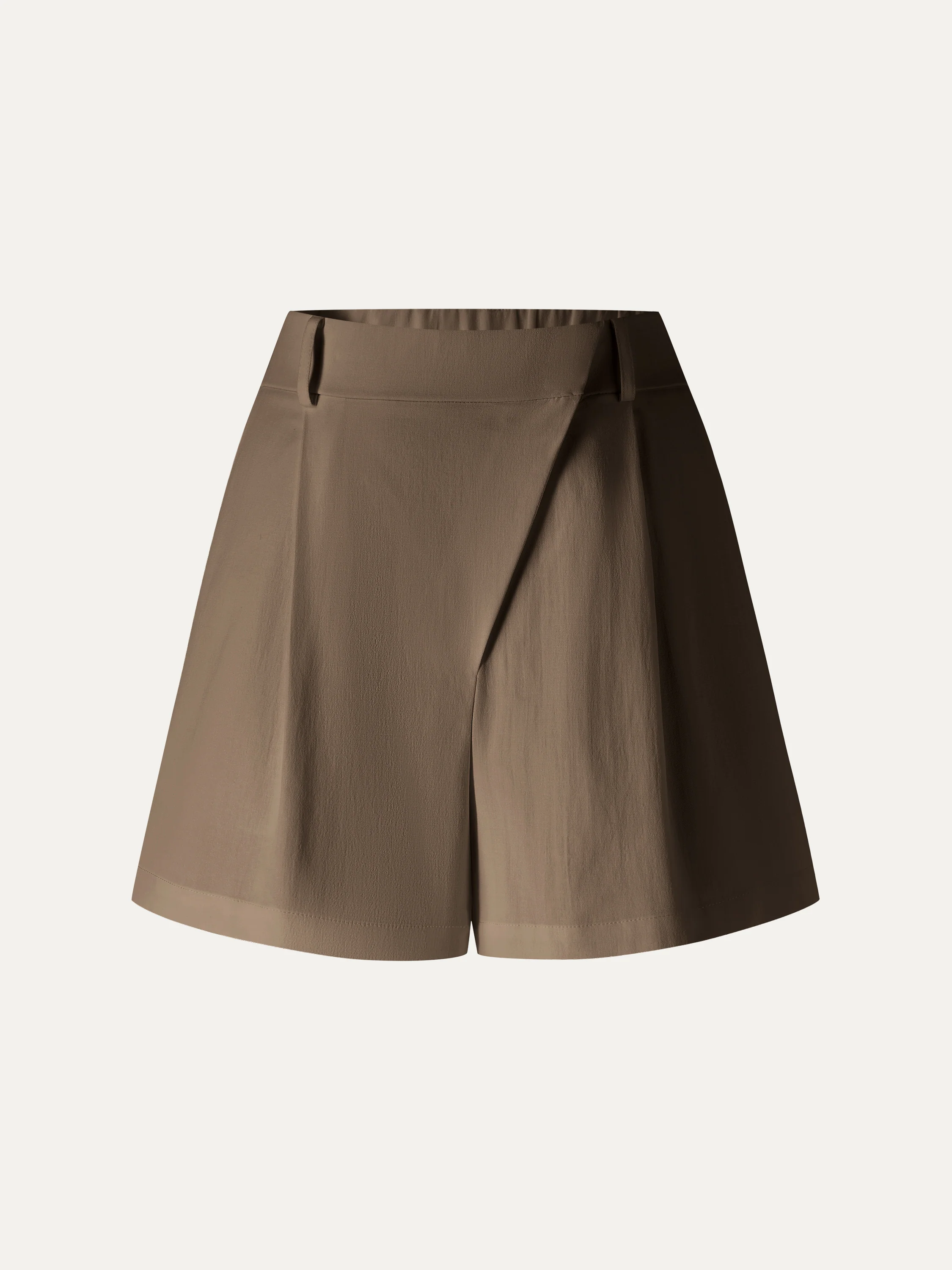 Not-See-Thru Linen-Like A-Line Shorts - Image 14