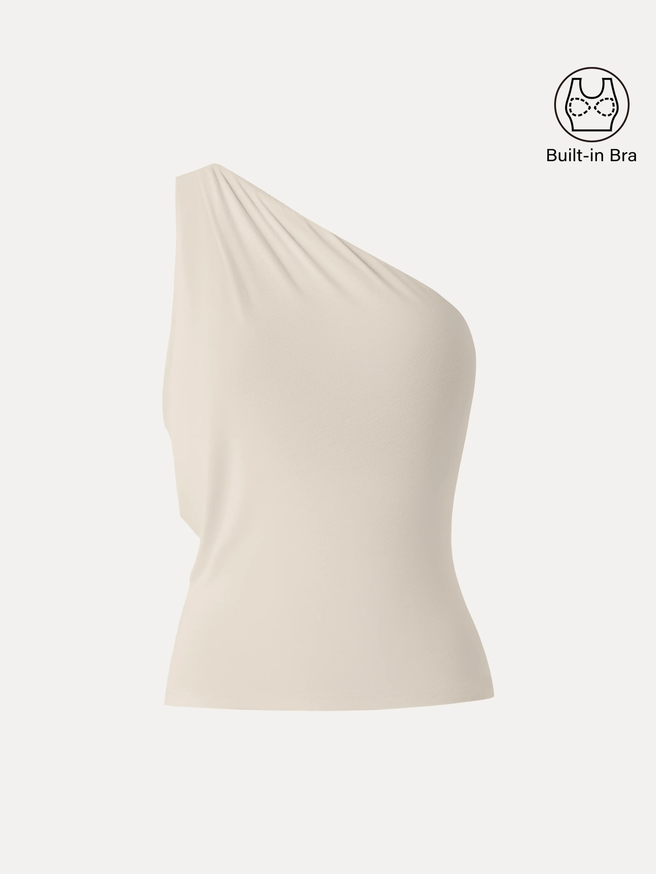 One Shoulder Cropped Bra Top - Image 11