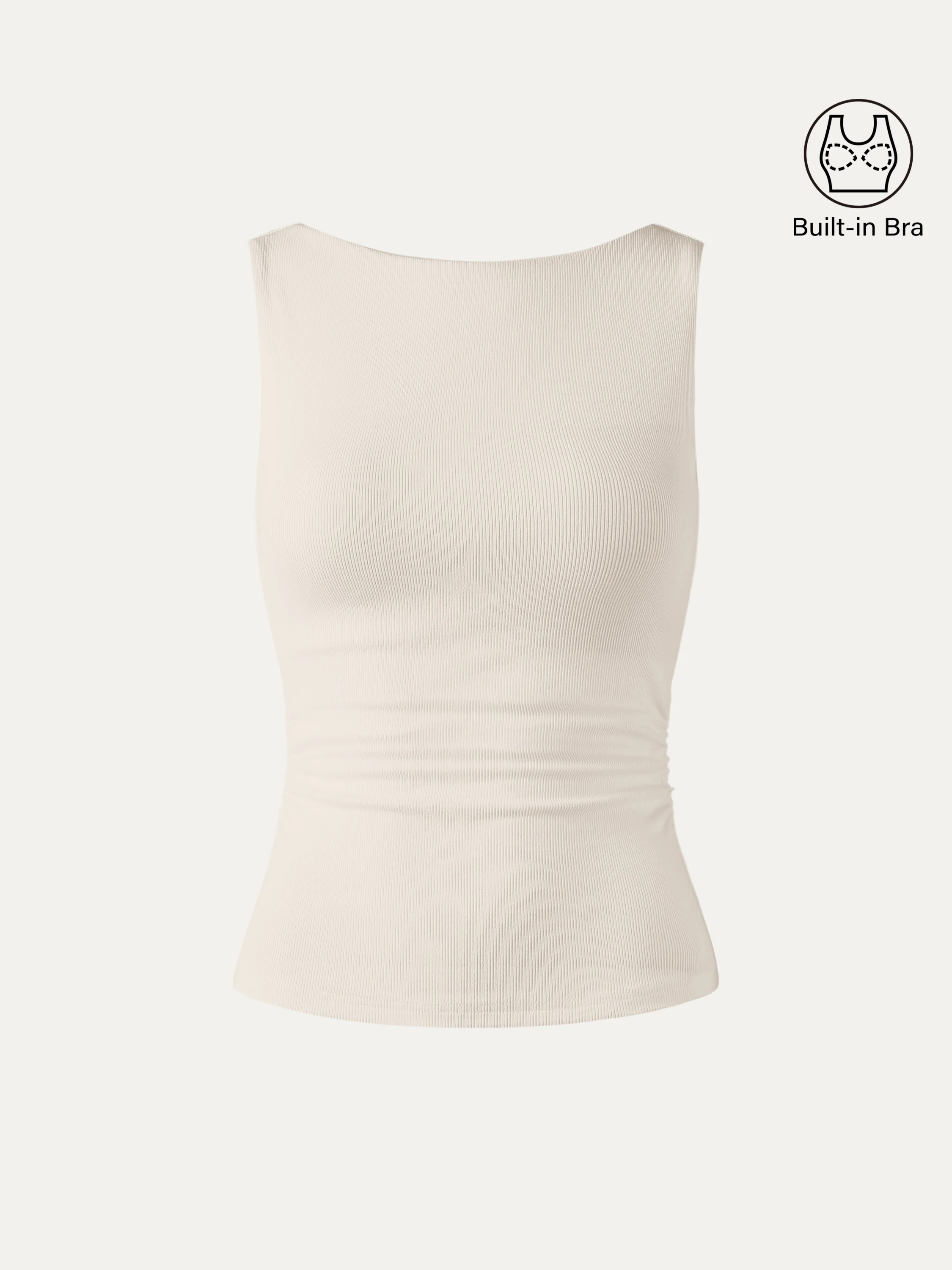 Elastic Open Back Bra Tank - Image 12