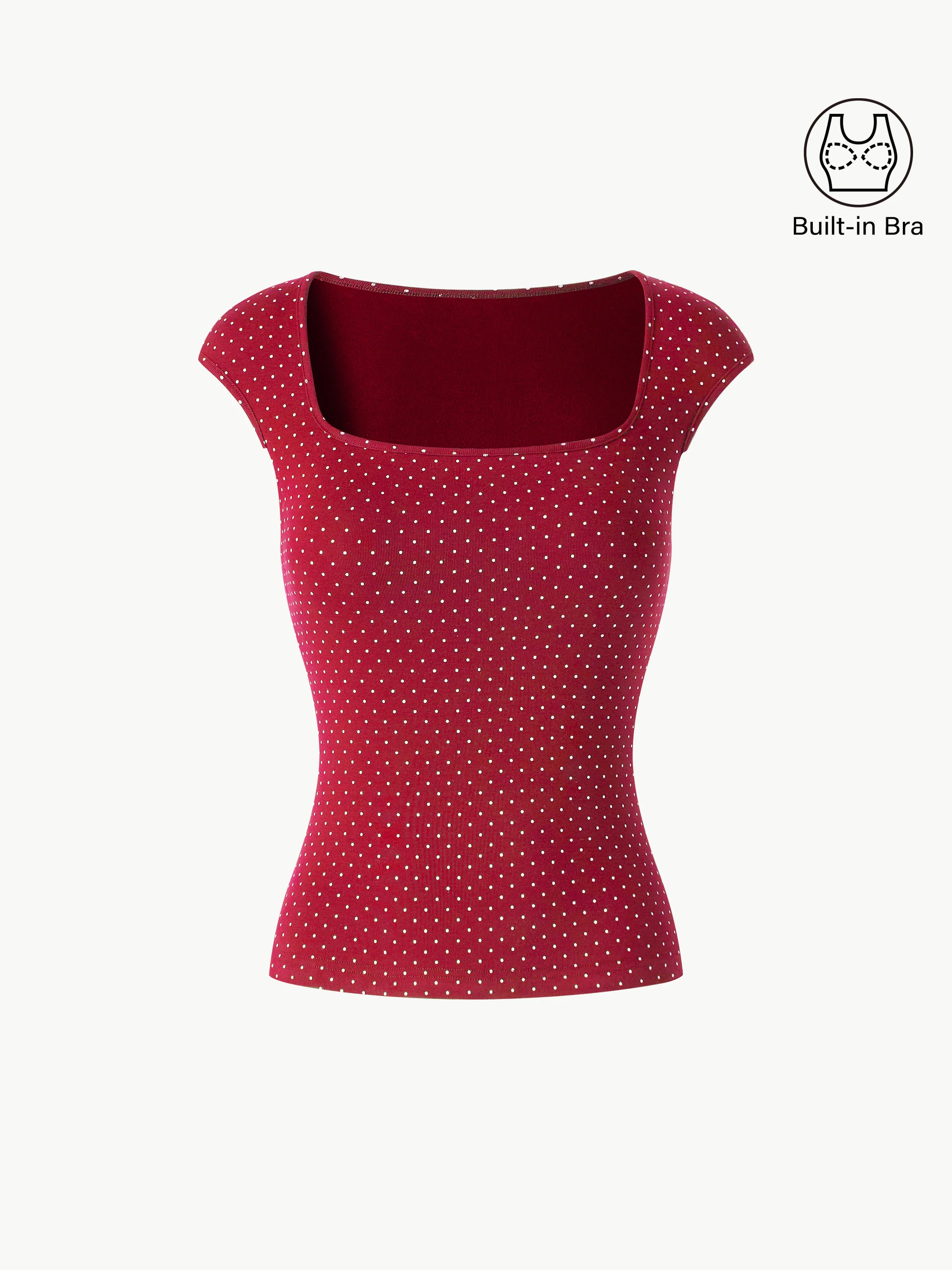 Polka Dots Square Neck Bra Top - Image 12