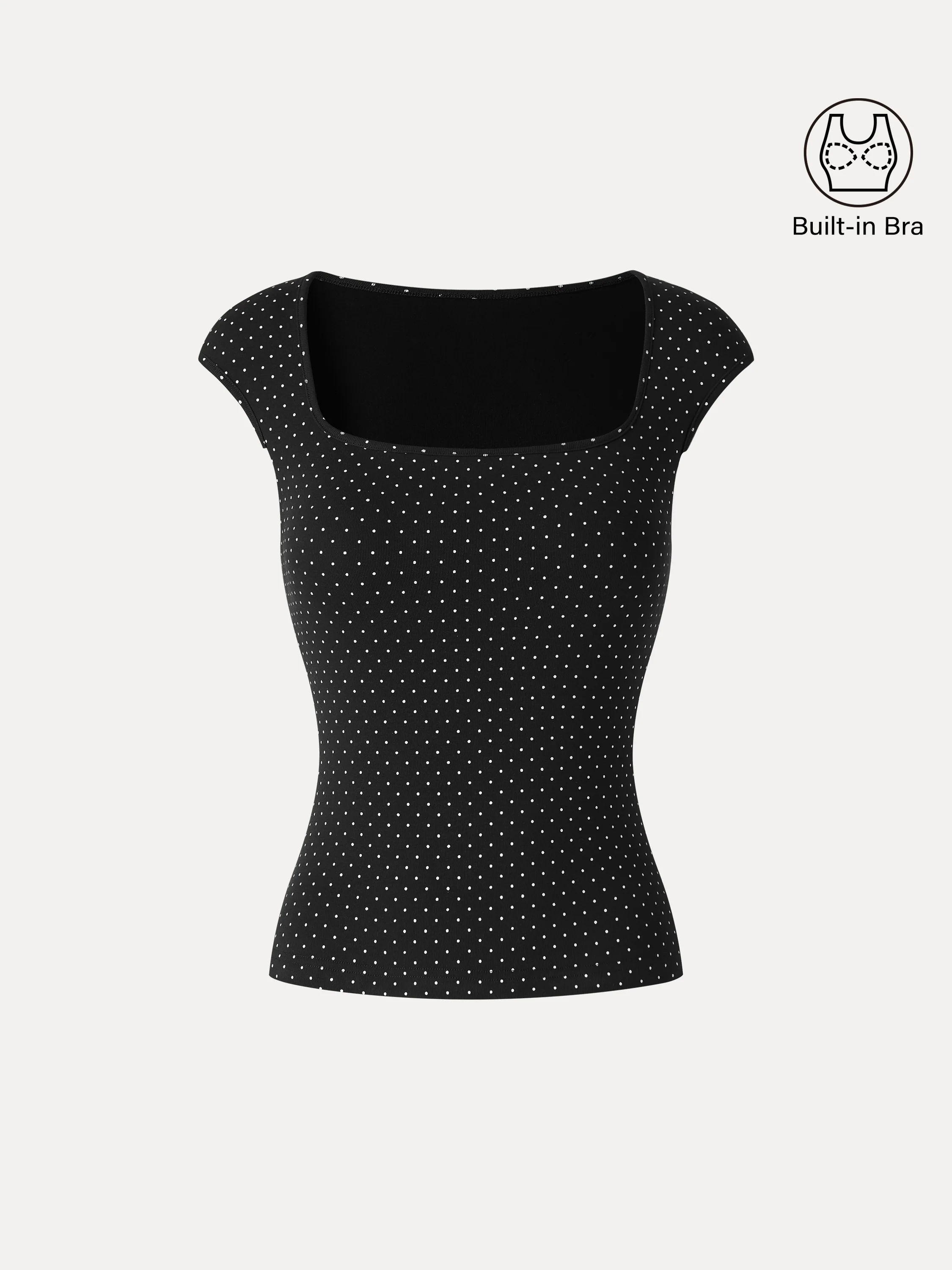 Polka Dots Square Neck Bra Top - Image 13