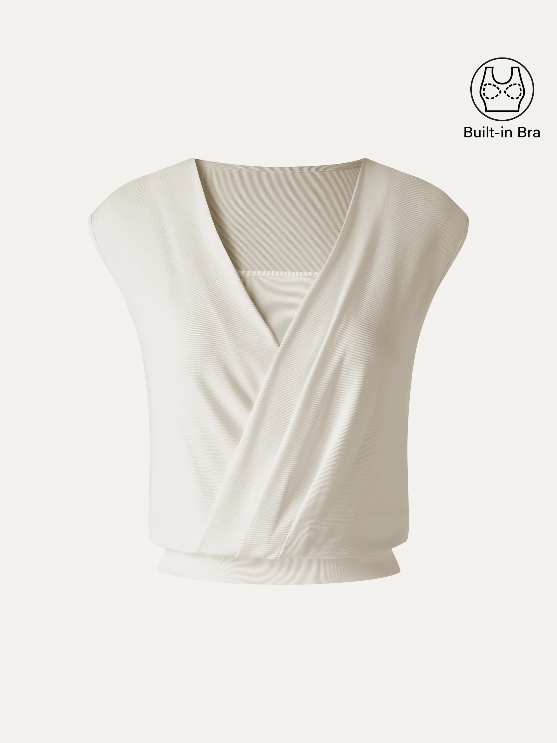 Sandwashed Modal 2-in-1 Wrap Bra Tank - Image 14