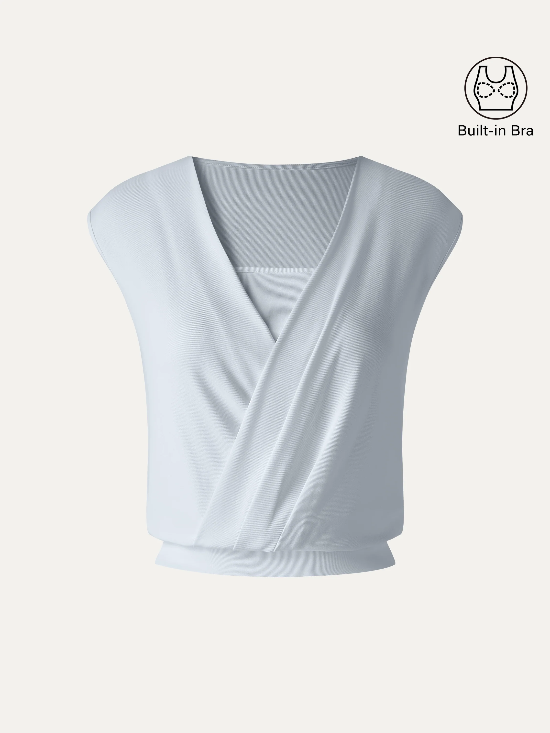 Sandwashed Modal 2-in-1 Wrap Bra Tank - Image 15