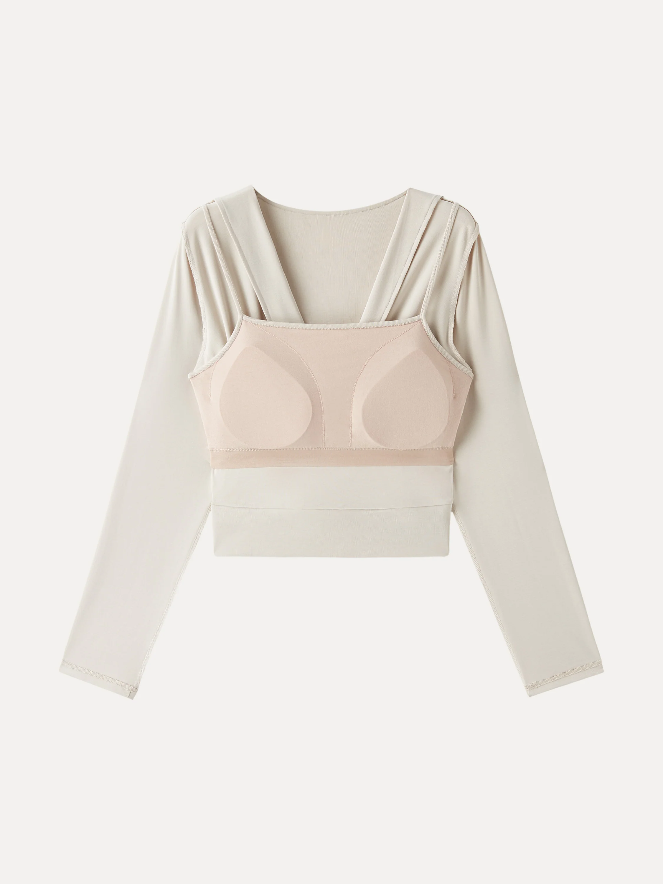 Sandwashed Modal 2-in-1 Wrap Bra Top - Image 11