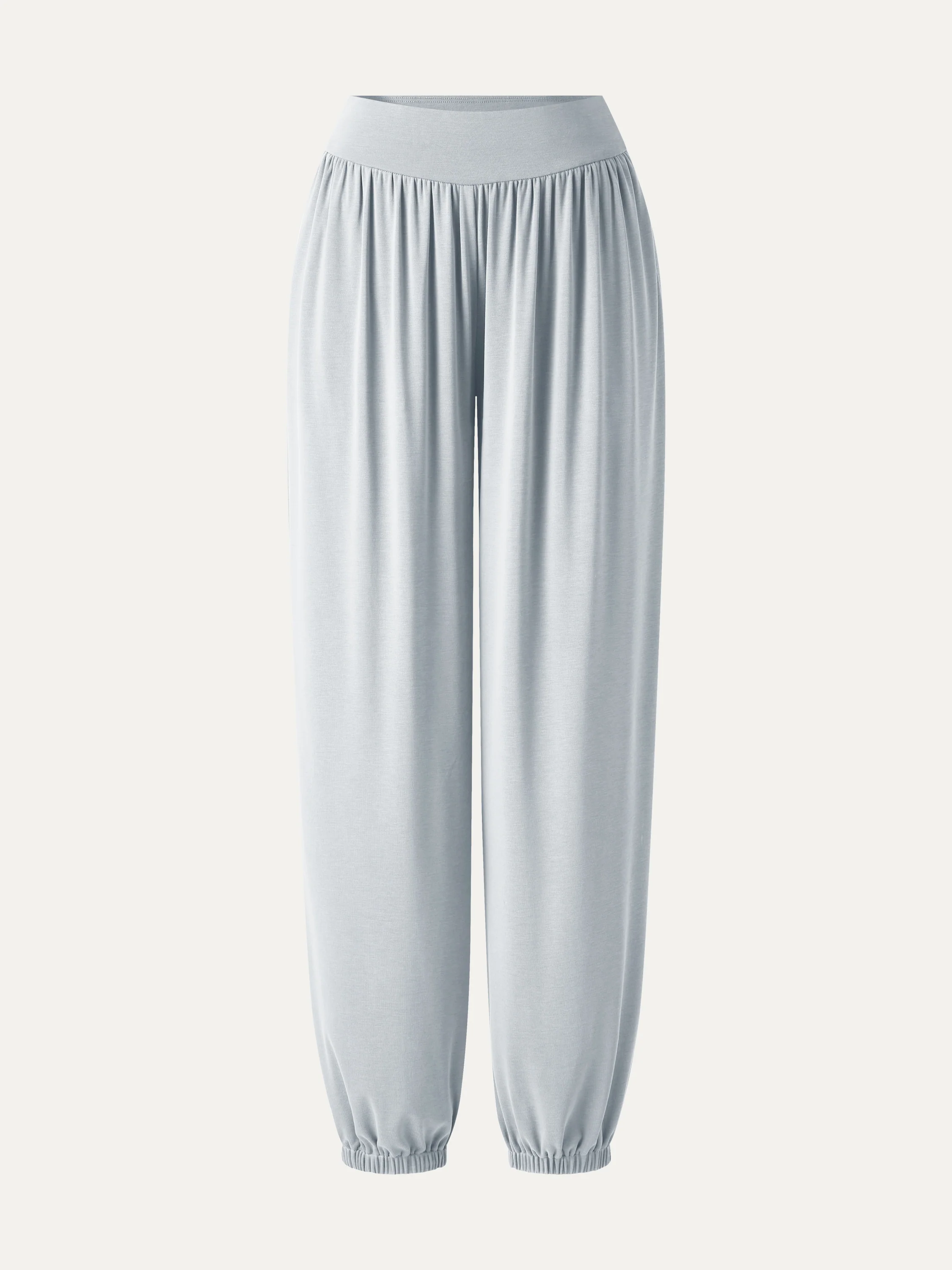 Sandwashed Modal Ultra-Soft High Rise Balloon Pants with Pockets - Image 15