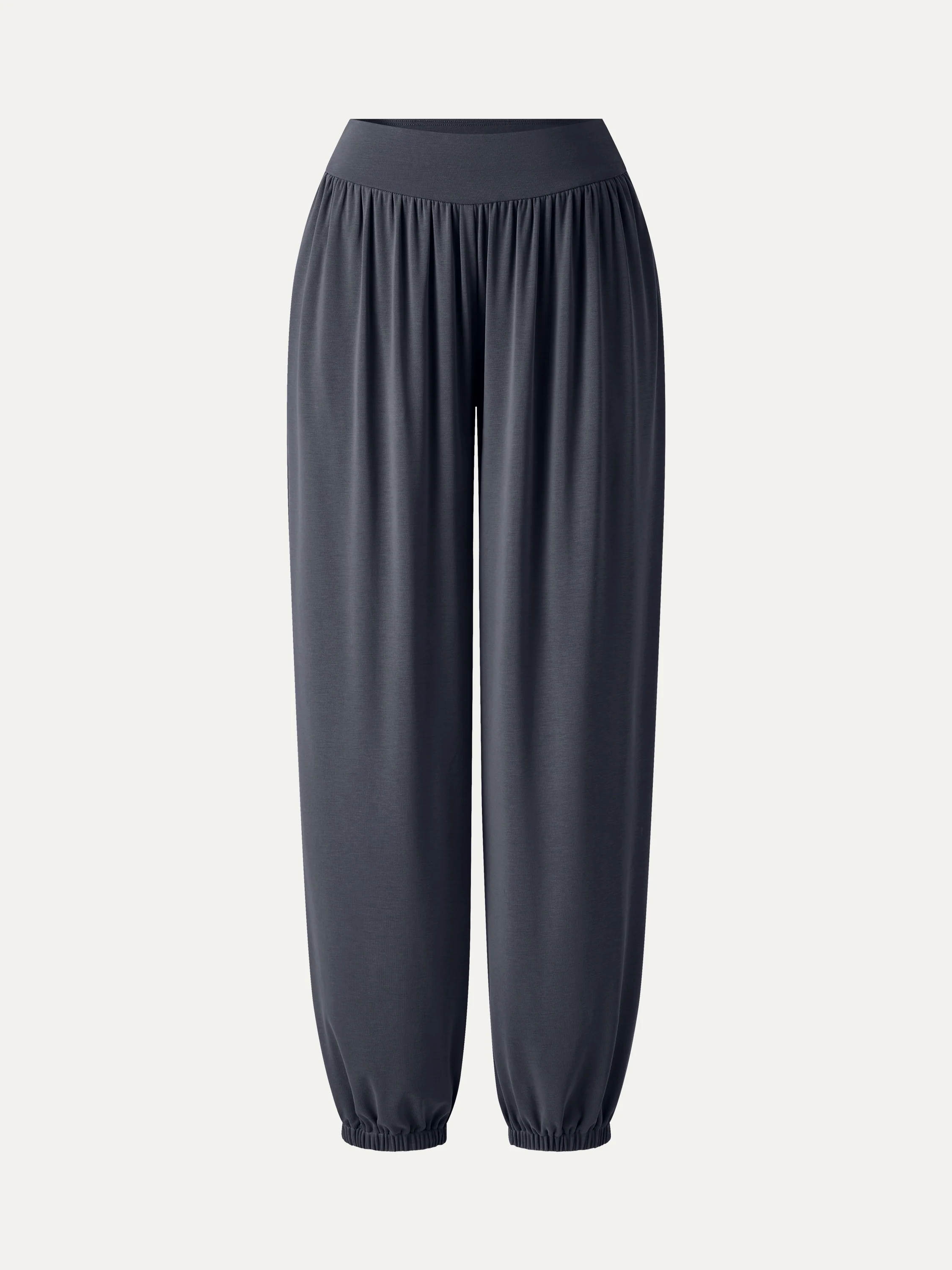 Sandwashed Modal Ultra-Soft High Rise Balloon Pants with Pockets - Image 20