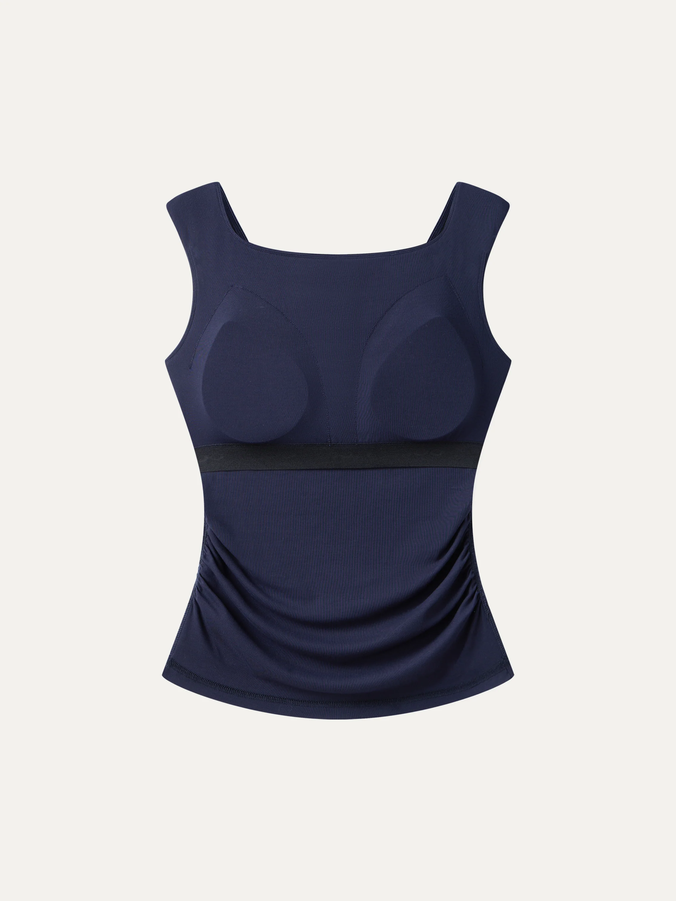 Boatneck Low Back Gathered Bra Top - Image 10