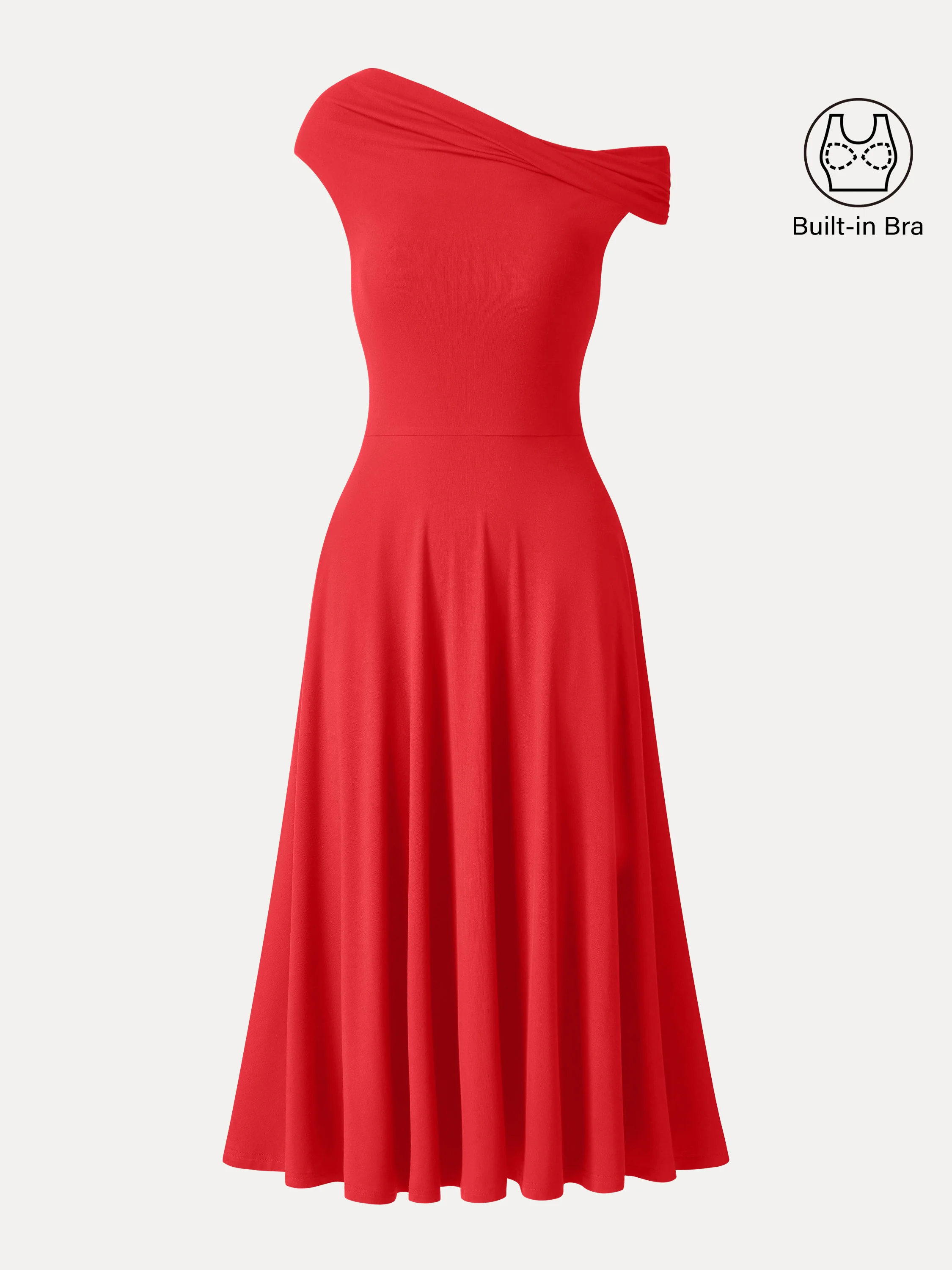 SkinKiss Multi-Wear Midi Bra Dress with Pockets - Image 16