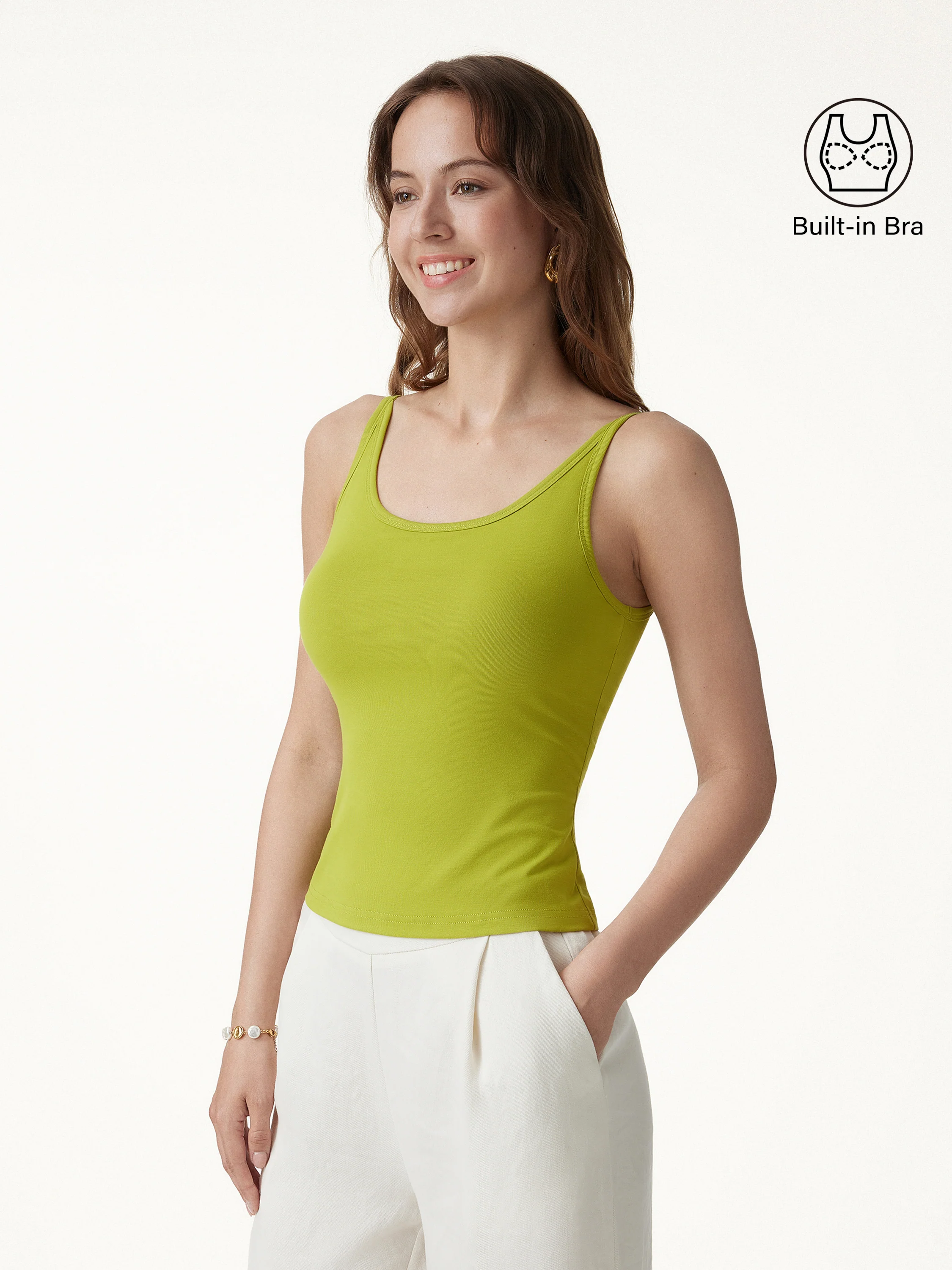 SkinKiss Scoop Neck Bra Top - Image 5