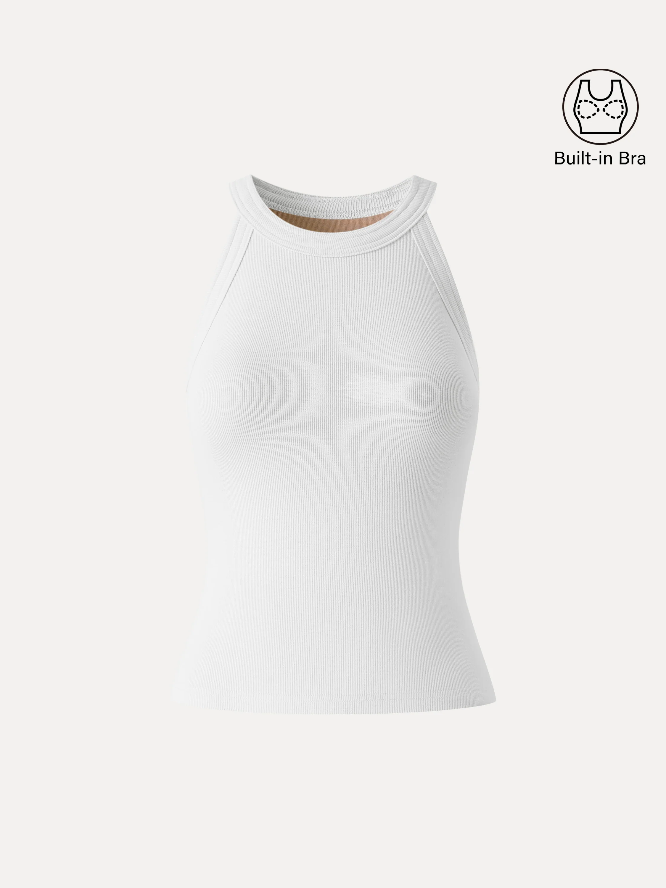 Slub Textured Summer Bra Tank Top - Image 3