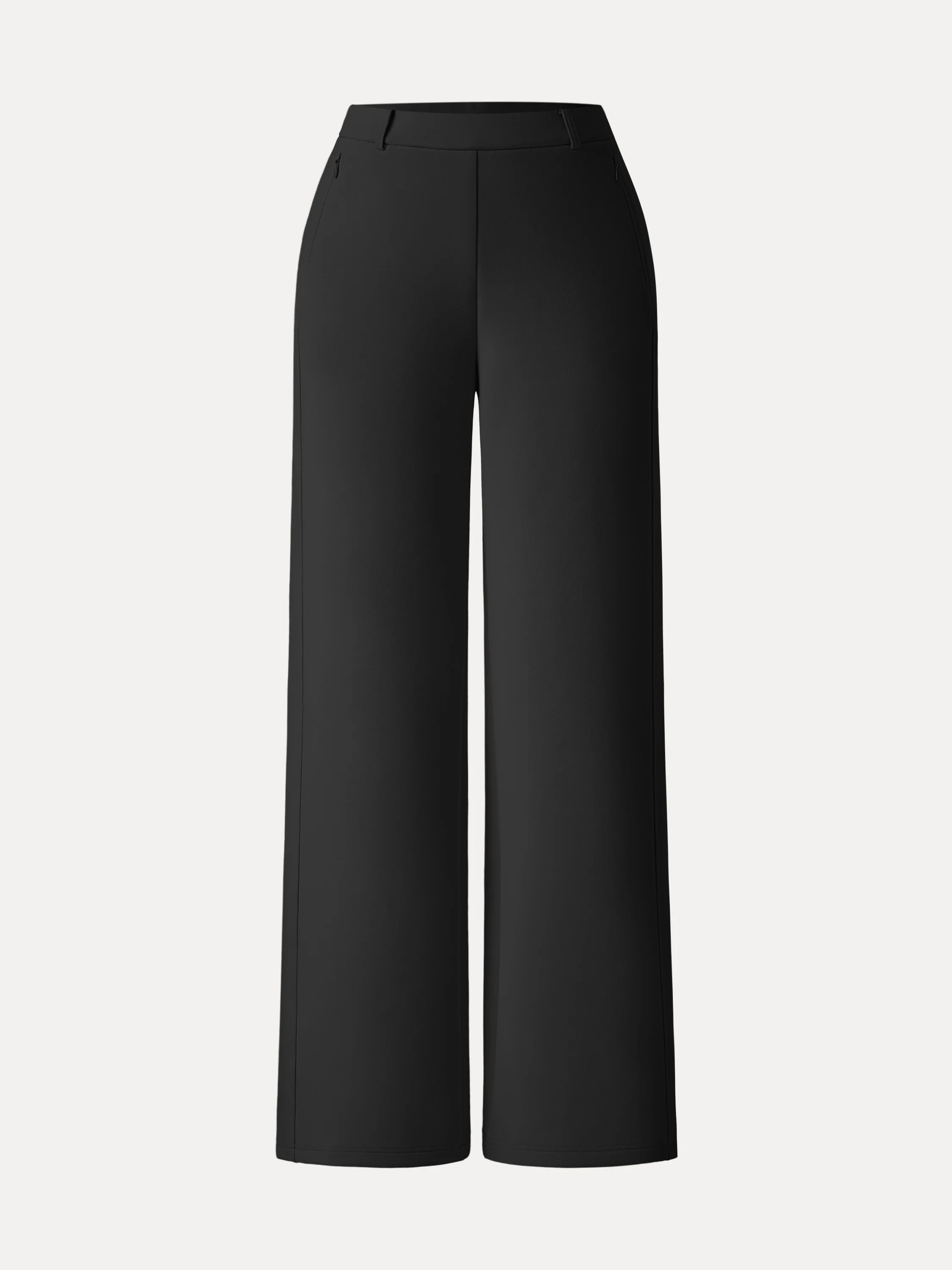 Stretch Cotton Blend Slimming High Rise Wide Leg Pant - Image 20