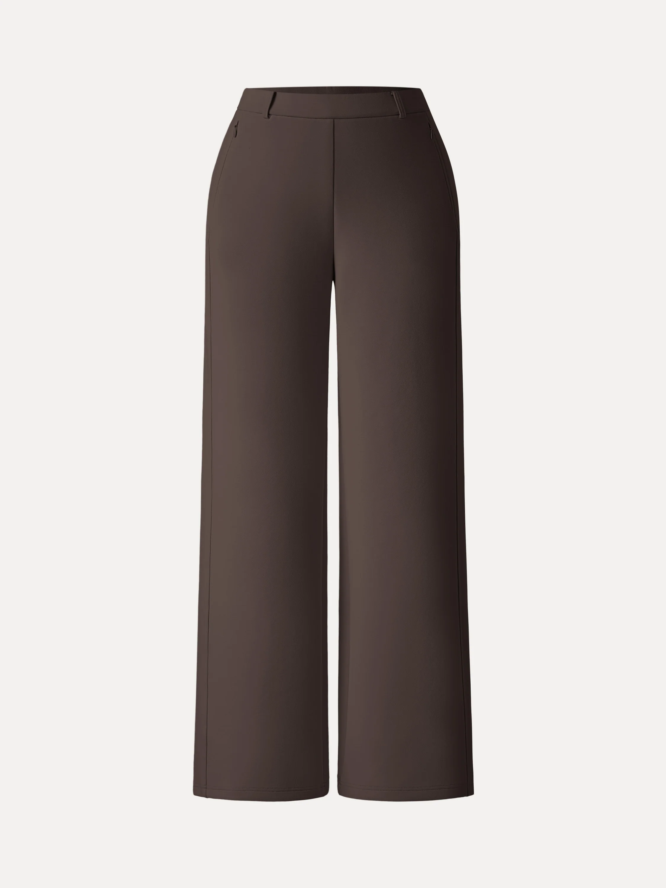 Stretch Cotton Blend Slimming High Rise Wide Leg Pant - Image 23