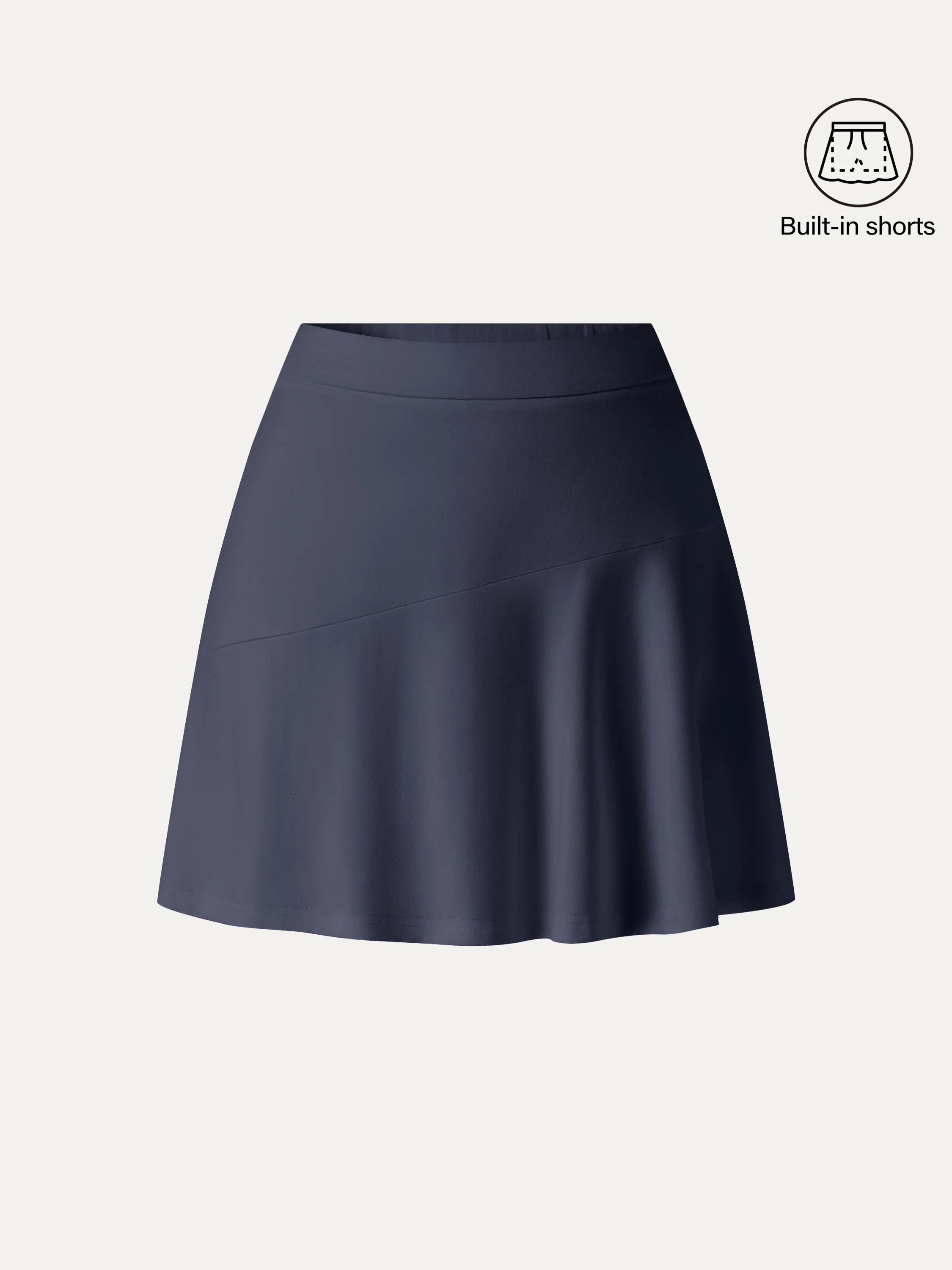 Stretch Ponte Mid Rise Pull-on Skirt - Image 11