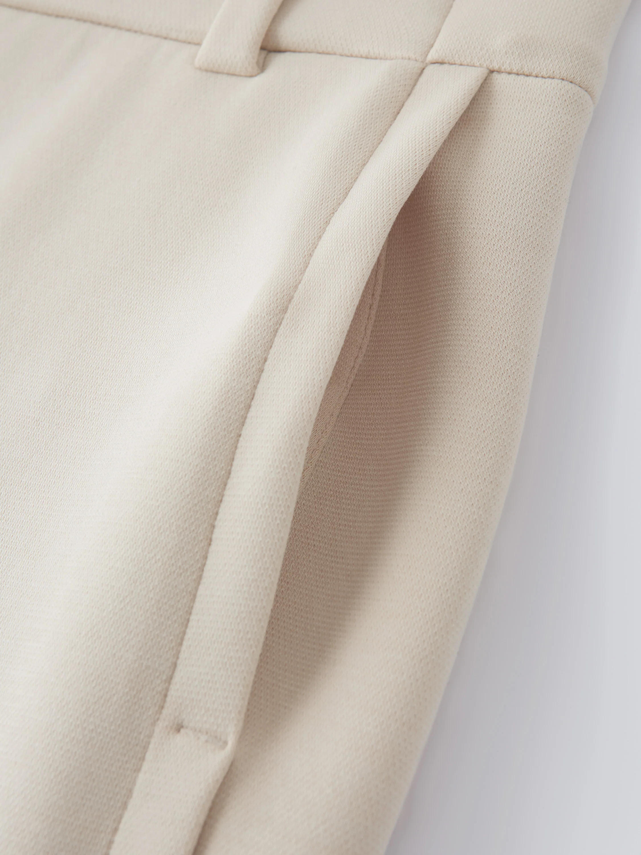 Stretchy Mid Rise Fly-Front Wide Leg Trouser - Image 9