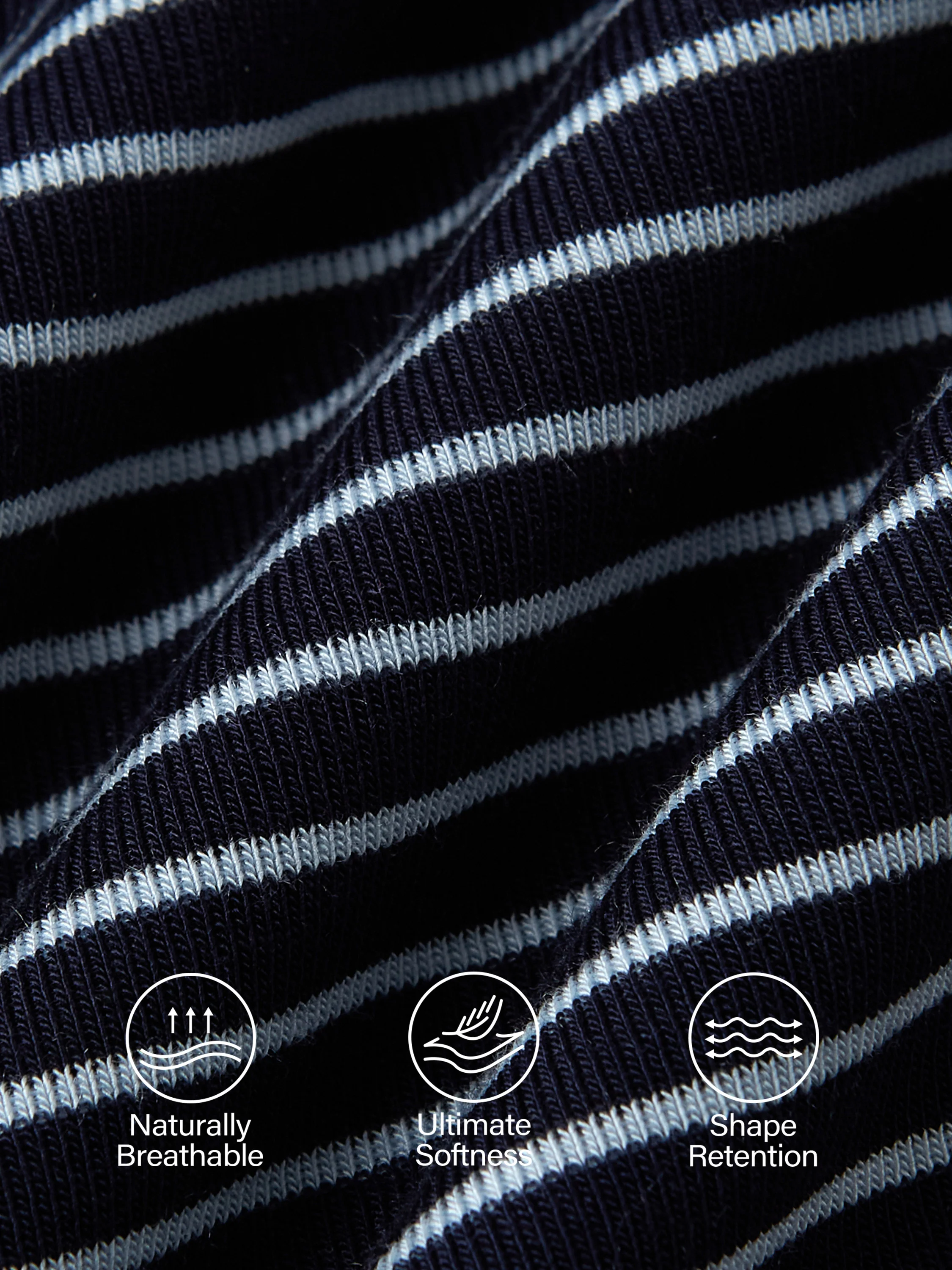 Striped Relaxed Midi Dress with Self-Tie - Image 12