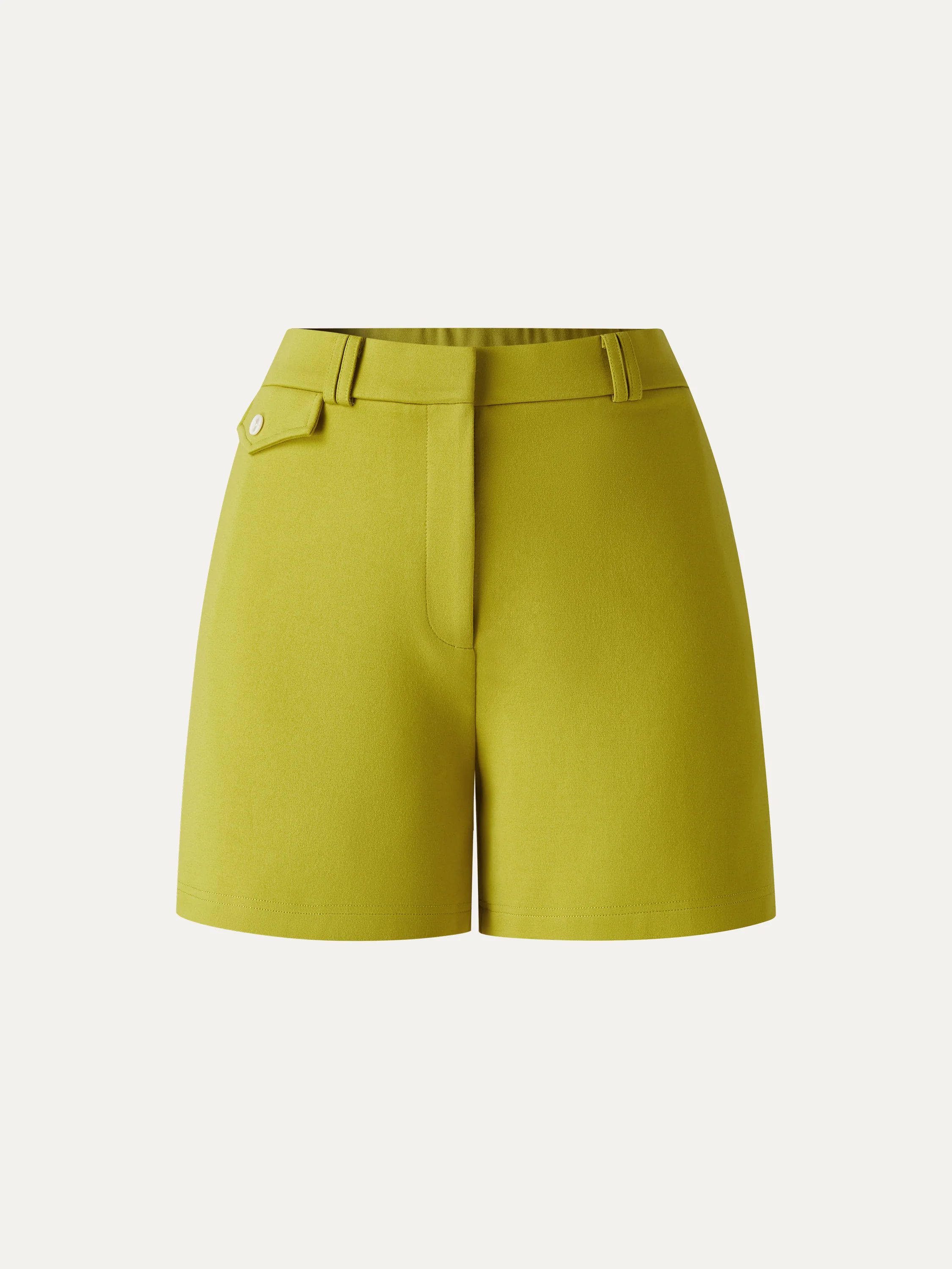 Summer Ponte High Rise Shorts with Pockets - Image 13