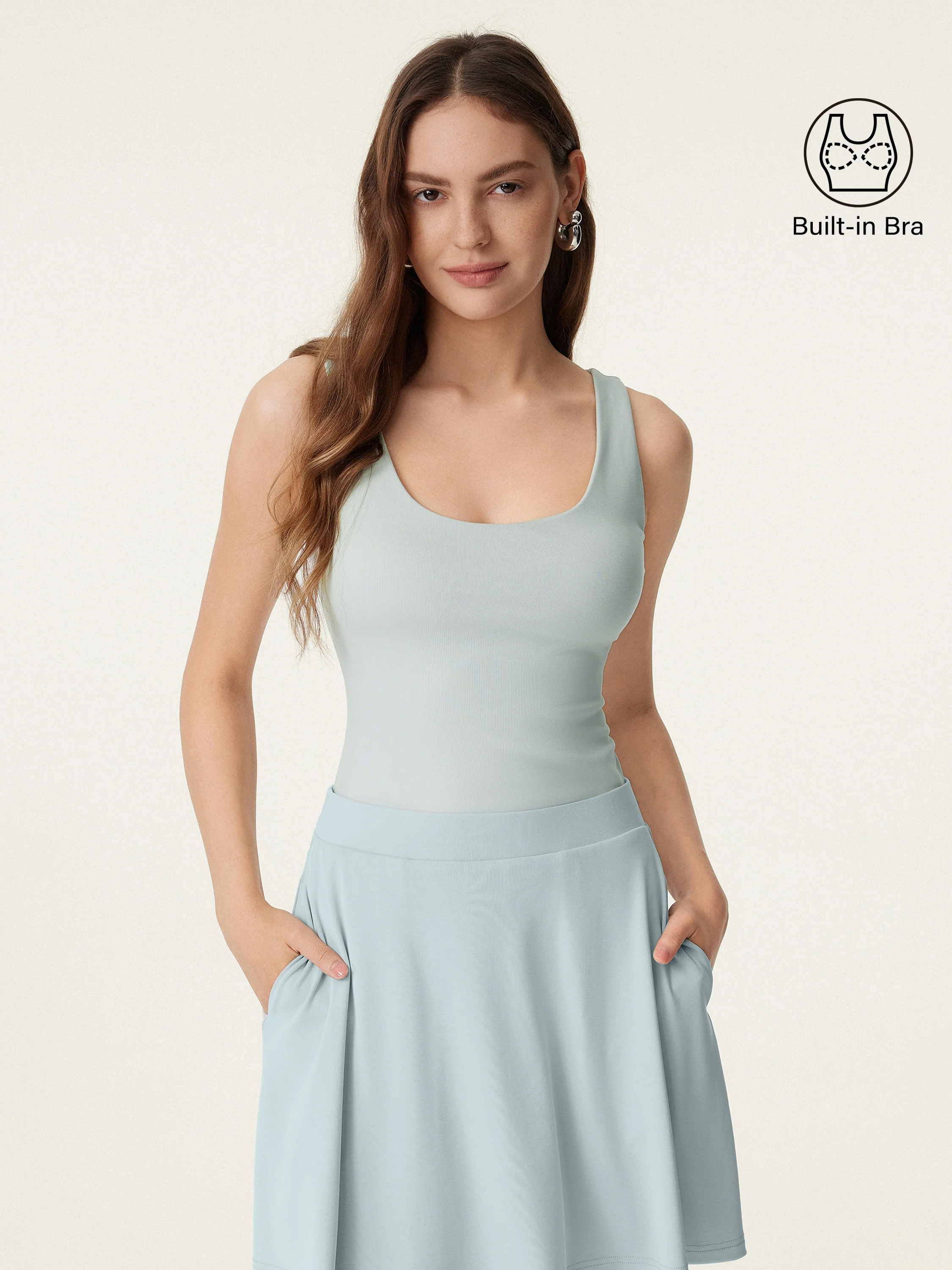 U-neck New Airy Bra Tank - Image 4