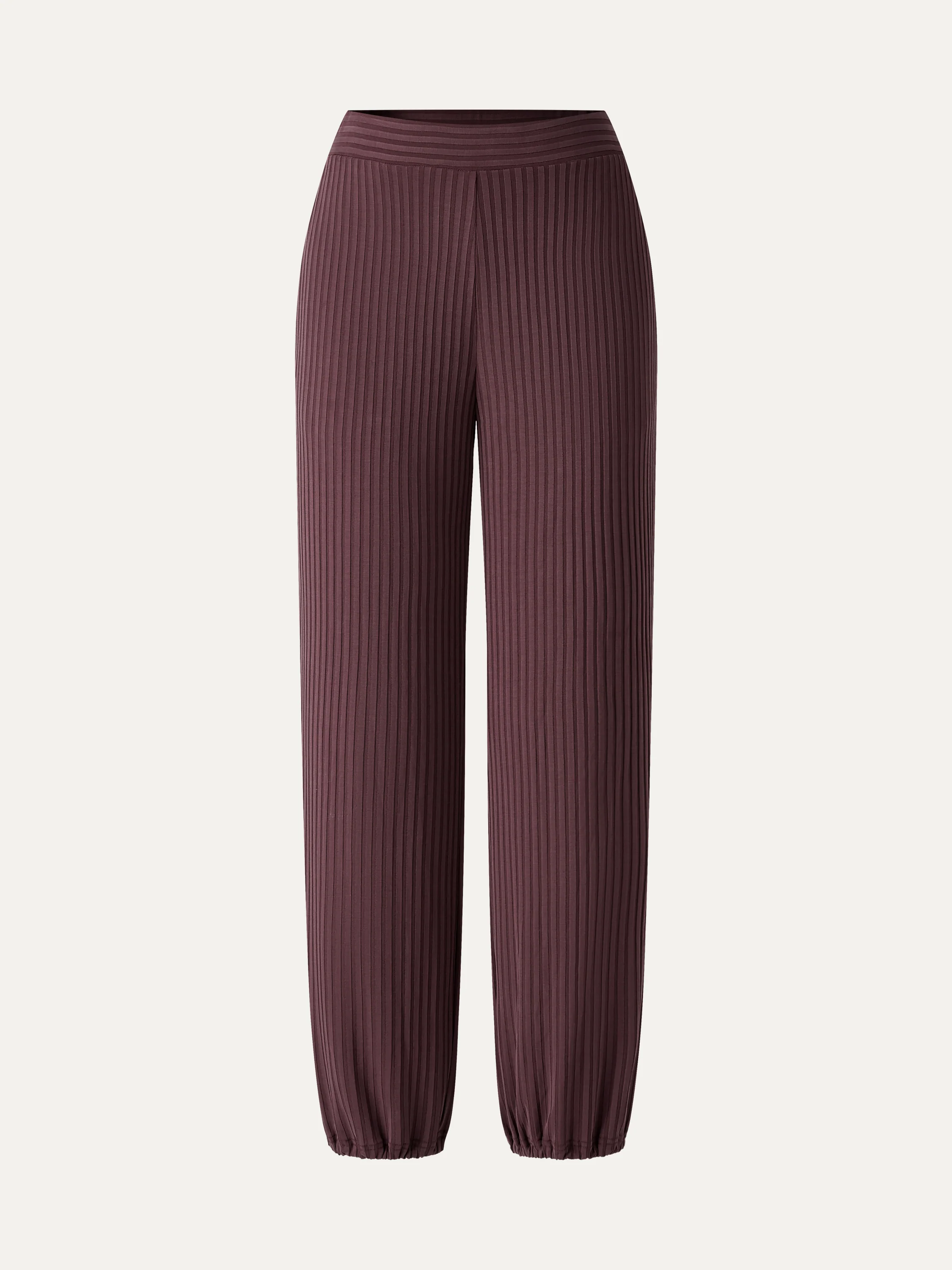 Wrinkle-Free Ultra-soft Mid-Rise Cropped Lounge Pants with Pockets - Image 13