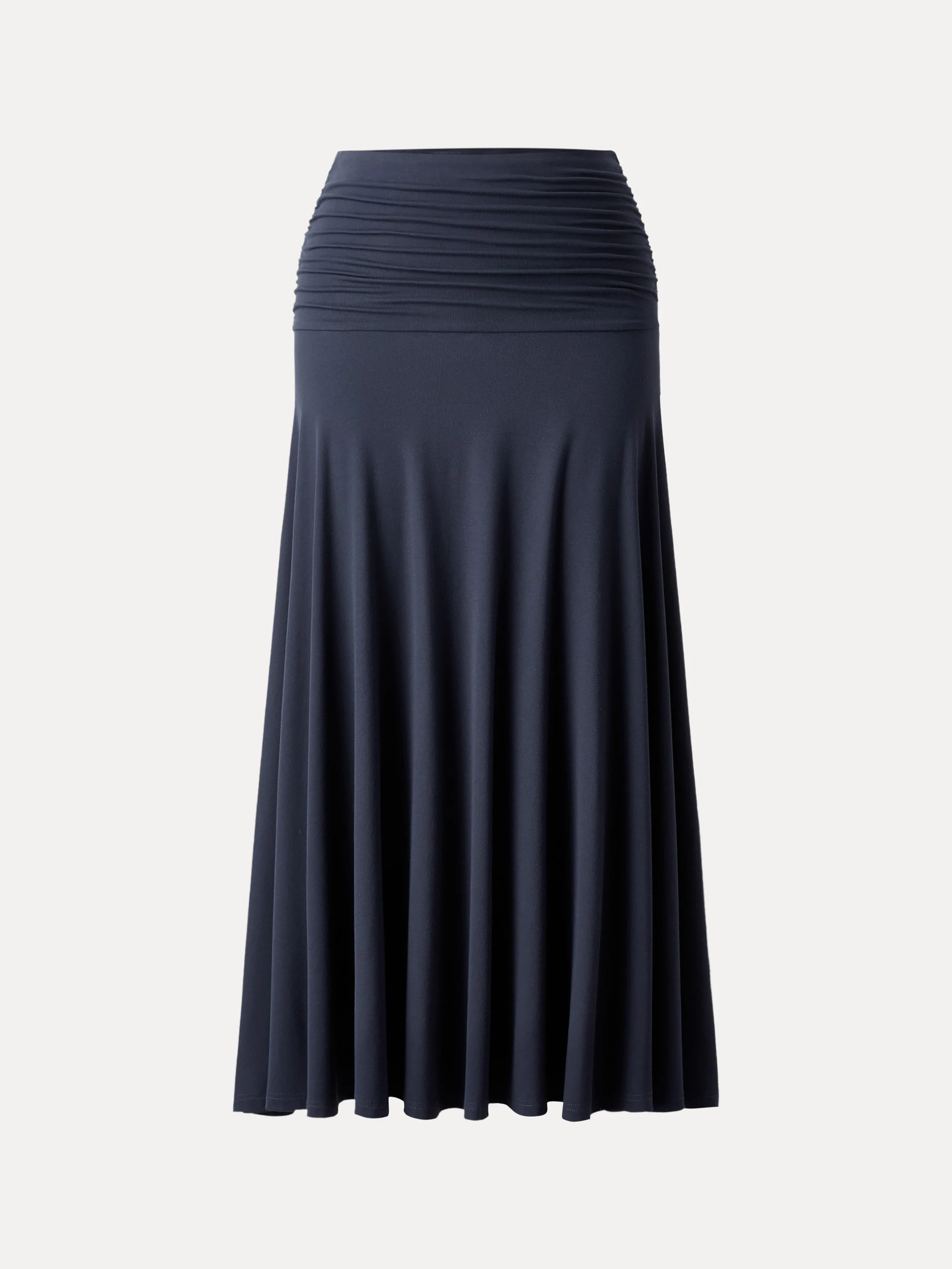 Ultrasoft Mid Rise A-line Ruched Maxi Skirt - Image 10