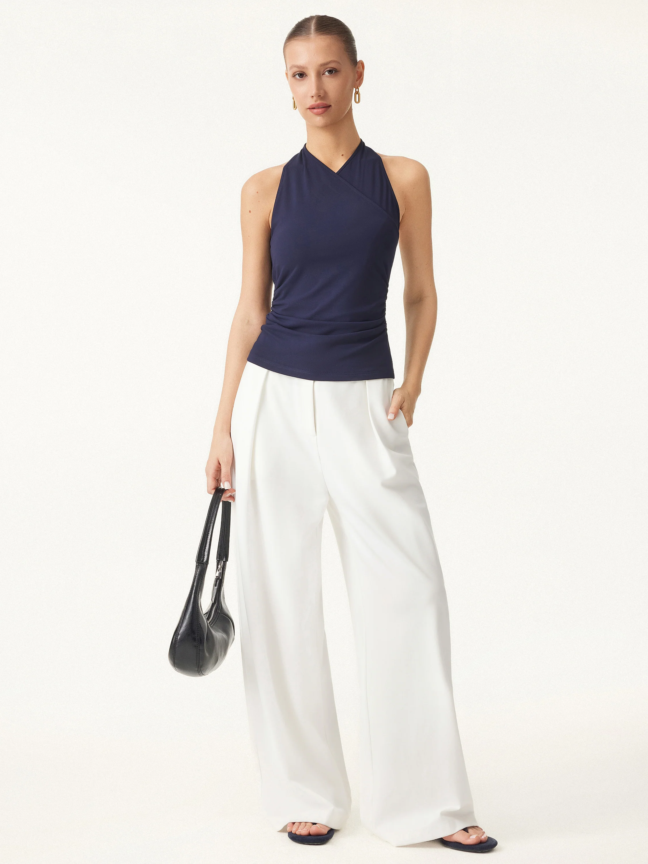 Ultrasoft Surplice Sleeveless Top - Image 3