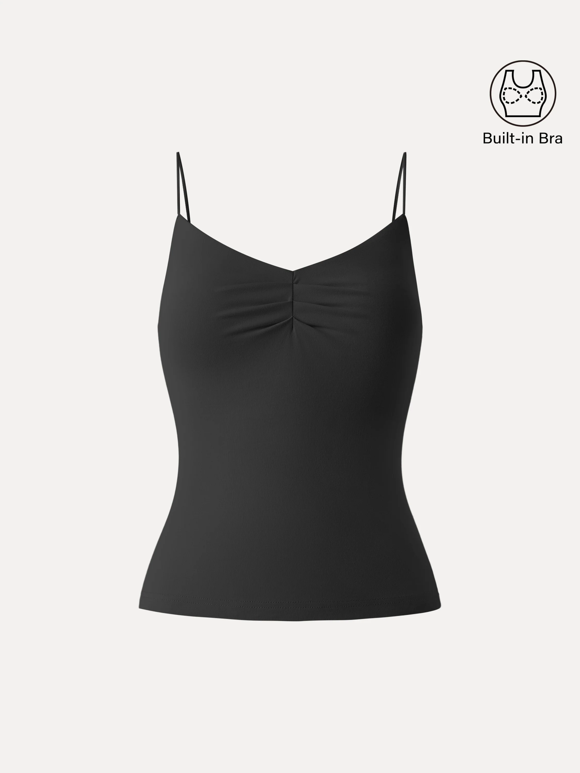 Ultrasoft Sweetheart Neck Front Tucked Spaghetti Brami - Image 13