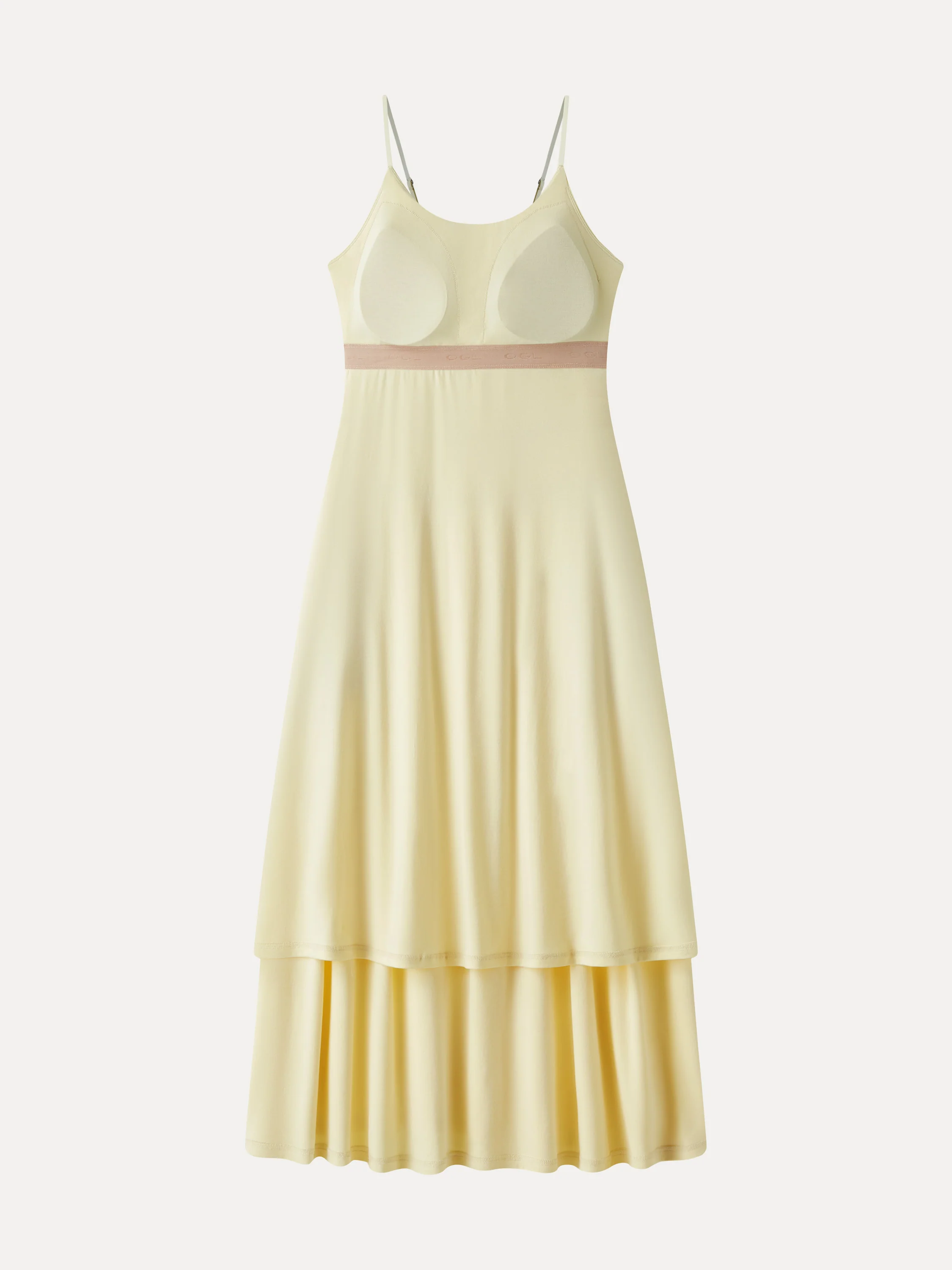 Vacay Gathered U-Neck Spaghetti Midi Bra Dress with Pockets - Image 7