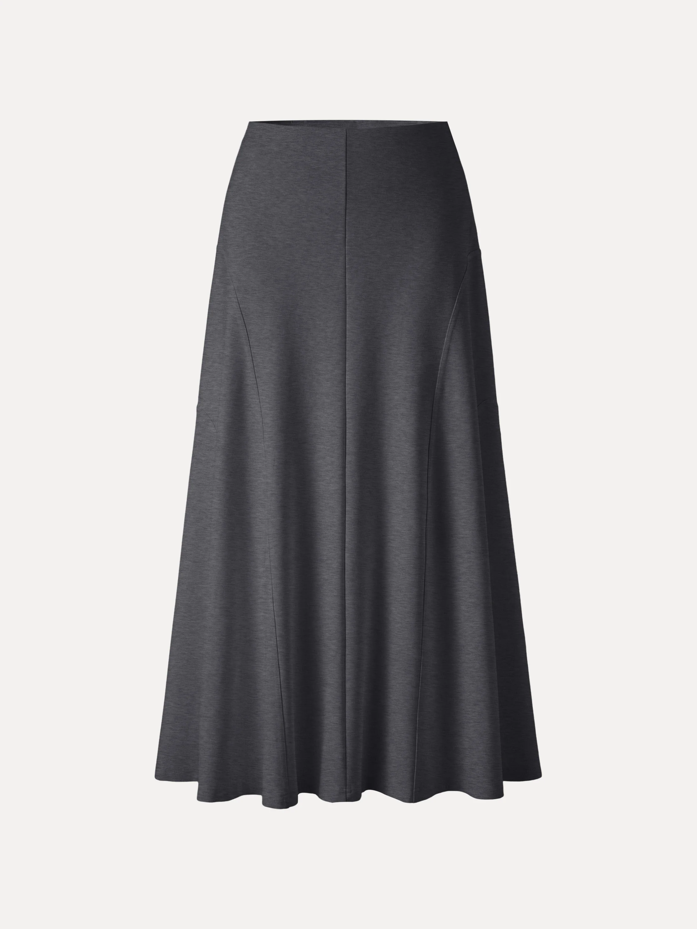 Wrinkle-Resistant A-Line Flared Maxi Skirt - Image 11