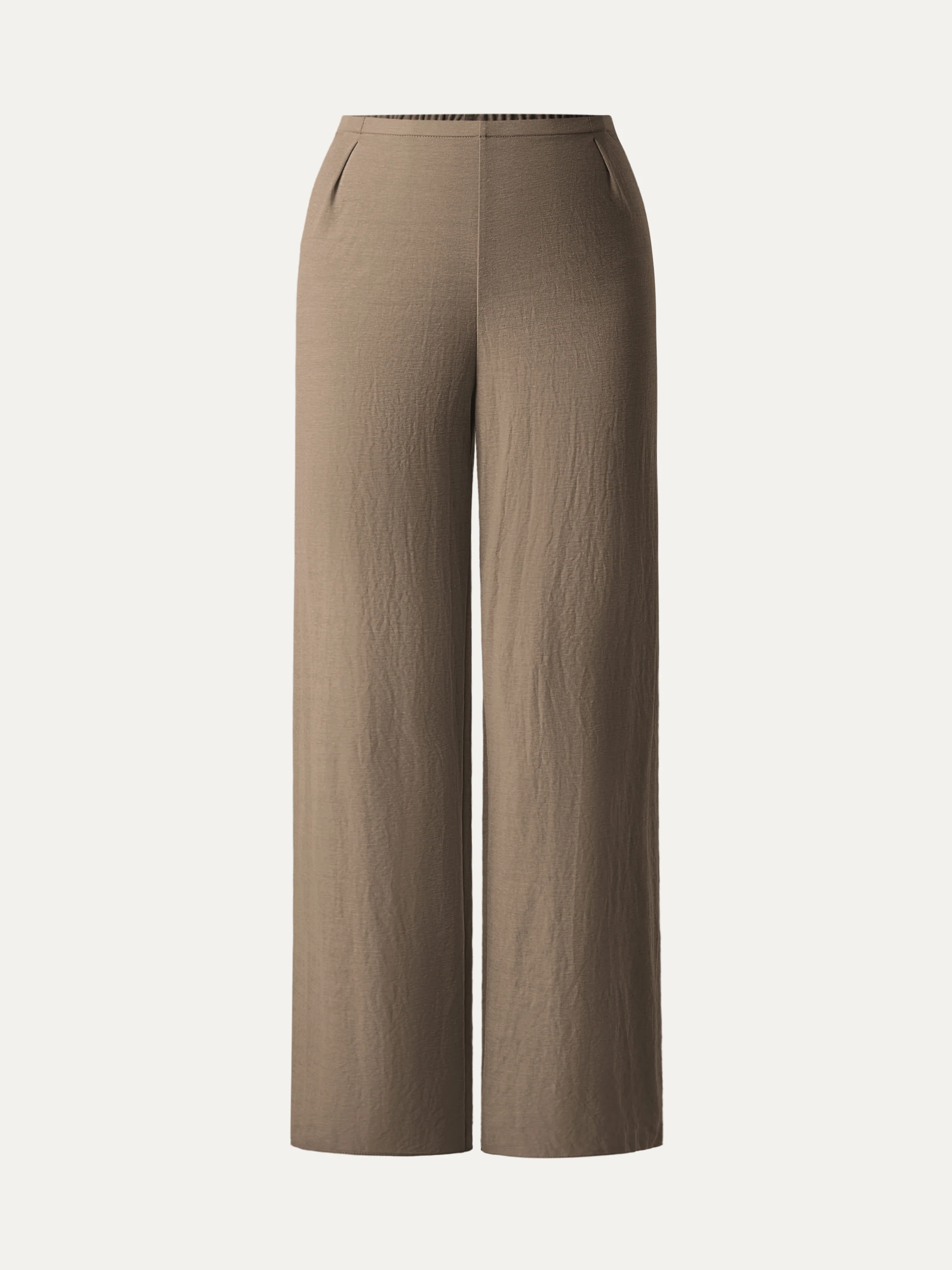 Wrinkle-resistant Cotton-linen Straight Leg Pant - Image 4