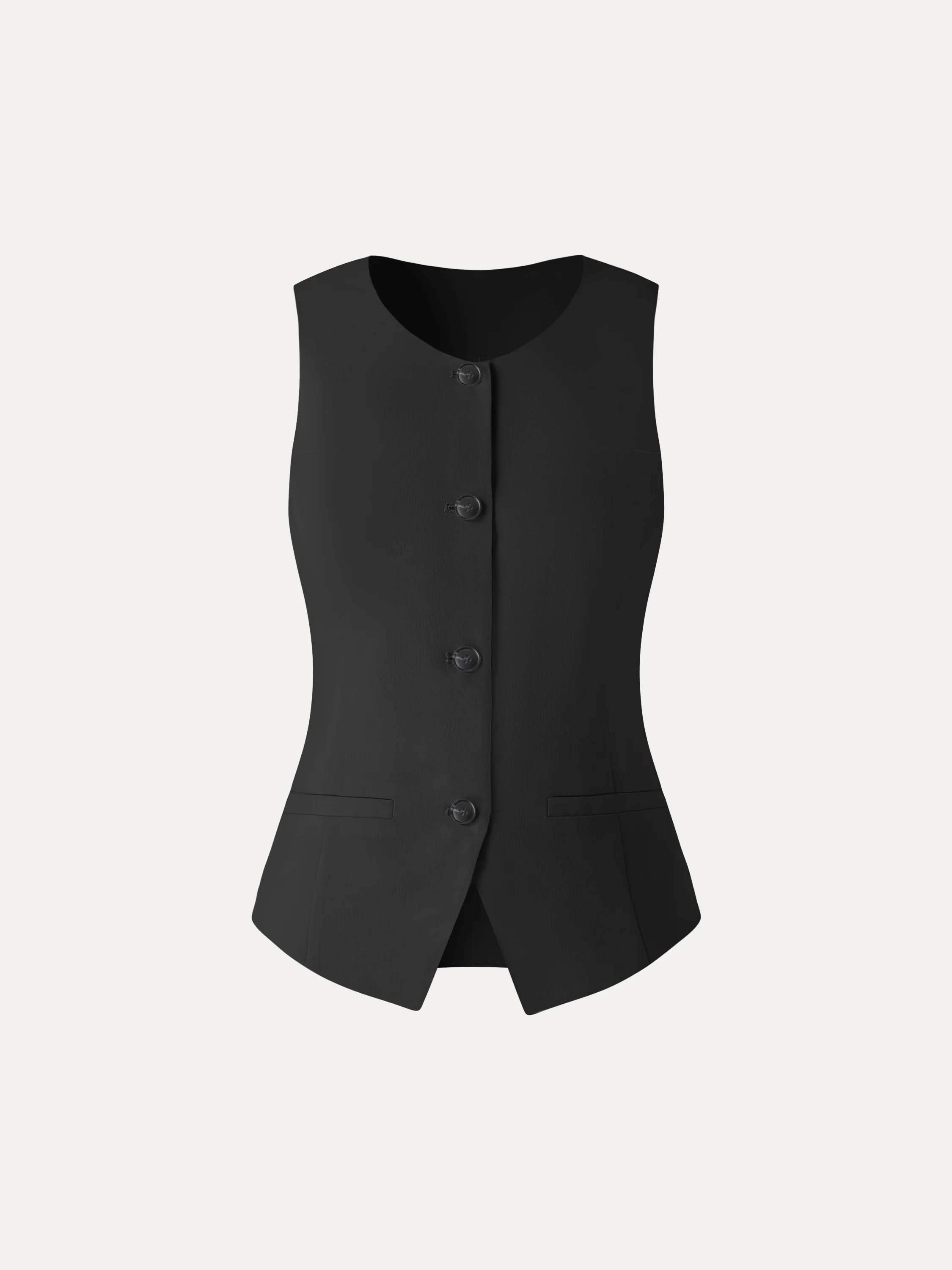 Linen Summer Waistcoat with Pockets - Image 13